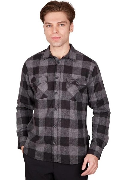 Felder Erkek Ekose Outdoor Gömlek M Beden Antrasit