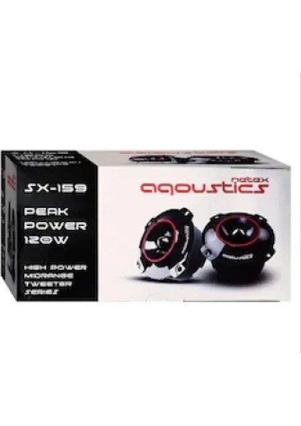 Dom Tweeter Netex Aqoustic Sx- 159 Kırmızı