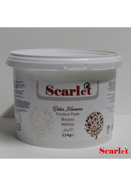 Şeker Hamuru Beyaz 2,5kg