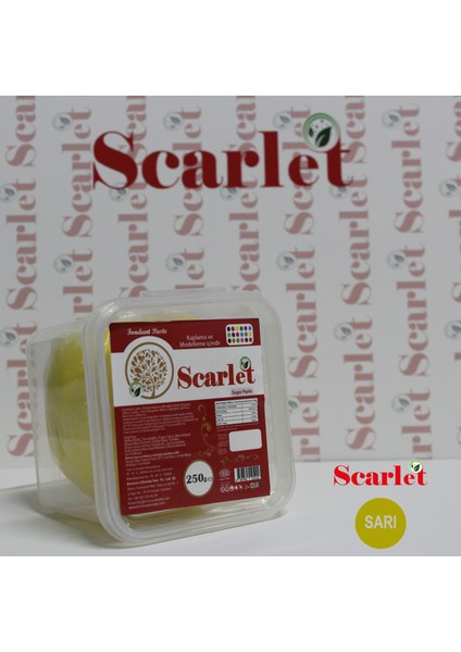 Şeker Hamuru Sarı 250 gr