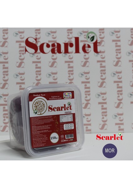 Şeker Hamuru Mor 250 gr