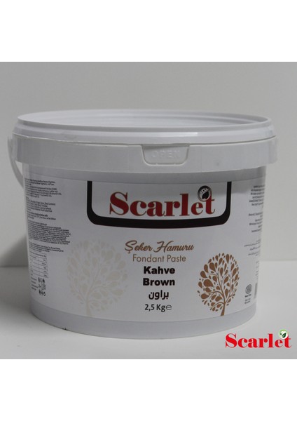 Şeker Hamuru Kahverengi 2,5kg