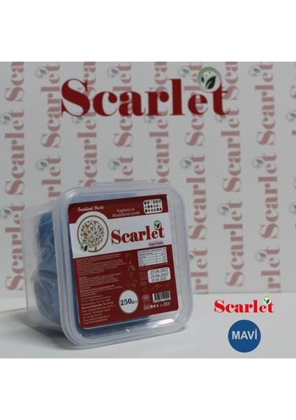 Şeker Hamuru Mavi 250 gr