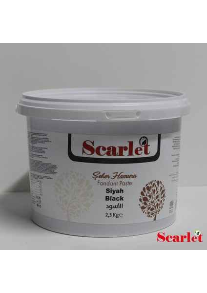 Şeker Hamuru Siyah 2,5kg