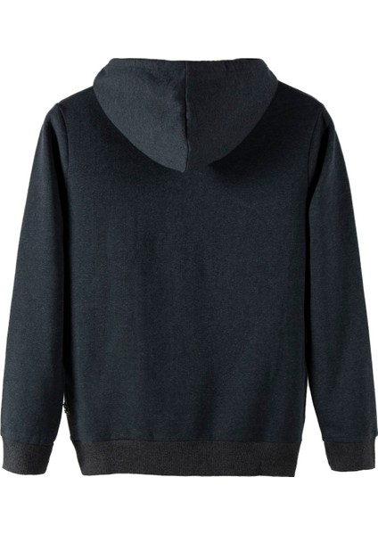 Erkek Antrasit Önü Anime Kız Baskılı Kapüşonlu Sweatshirt 22K-5200322-7 fiyatları