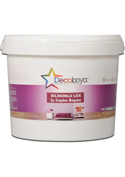 Deco Silikonlu Lüx Silinebilir Mat İç Cephe Duvar Boyası 3kg