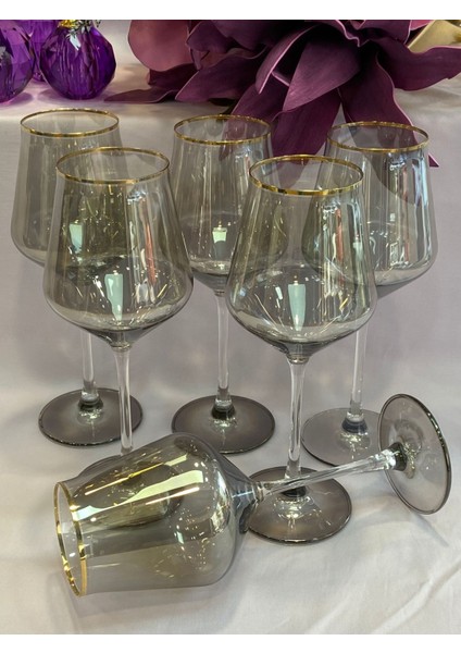 Füme Gold Kadeh 6'lı Set