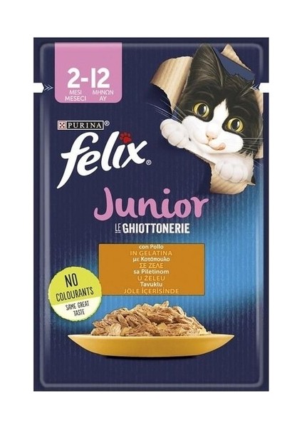 Junior Tavuklu Yavru Kedi Yaş Mama 85 gr