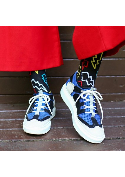 %80 Pamuklu Rengarenk Rahat ve Şık 4 Mevsim Kadın Çoraplar Serisi fiyatları