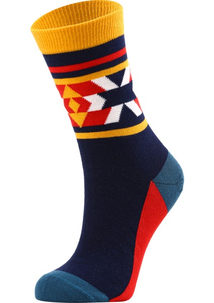 %80 Pamuklu Rengarenk Rahat ve Şık 4 Mevsim Kadın Çoraplar Serisi