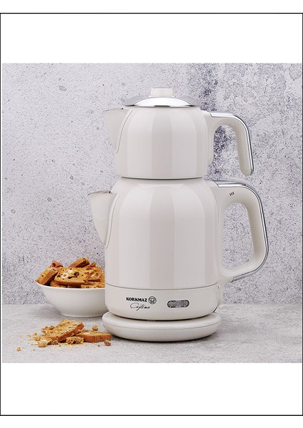 A331-08 Çaytema Elektrikli Çaydanlık 1600 Watt Paslanmaz Çelik 0.9 lt Kapasite