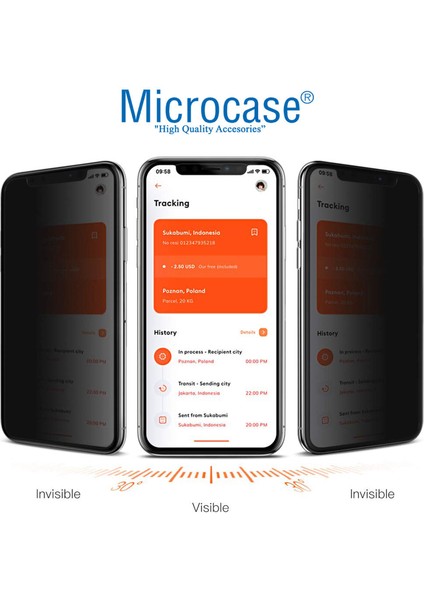 Apple iPhone 14 Privacy Gizlilik Filtreli Tam Kaplayan Cam Koruma - AL3125 fırsatları
