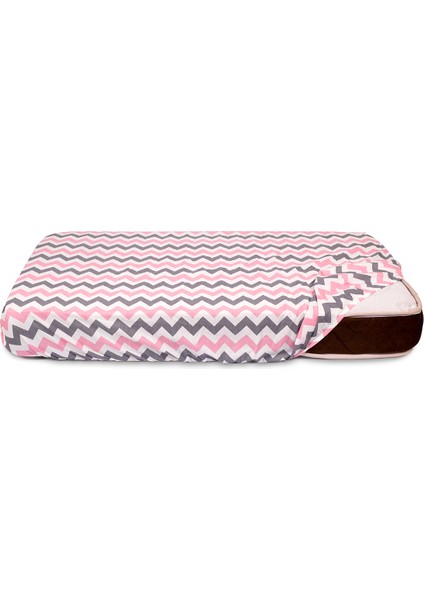 Fitted Pembe Zigzag Bebek Çarşafı 80x160 fiyatları