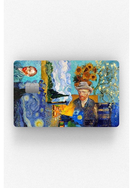 Van Gogh Kolaj Kredi Kartı & Akbil Sticker Kaplama