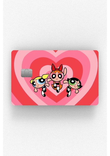 Ppg Kırmızı Kalpler Kredi Kartı & Akbil Sticker Kaplama