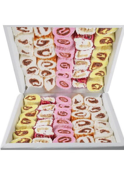 Lezzetli Çikolatalı Karışık Lokum 1000 gr - Afyonkarahisar