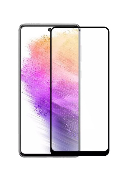 Samsung A73 Ekran Koruyucu 9d Tam Kaplama Cam Siyah