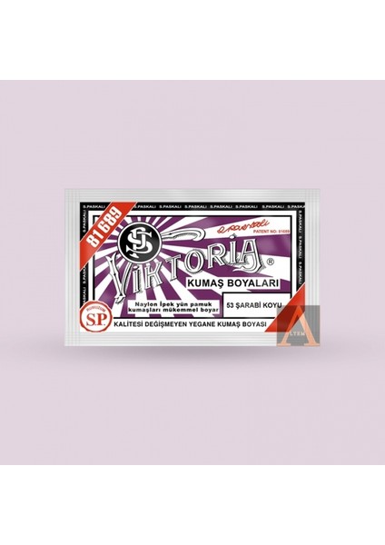 Kumaş Boyası 53 Şarabi Koyu