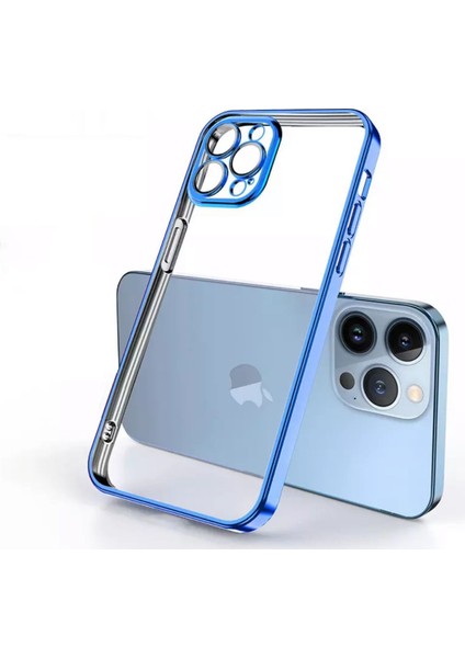 iPhone 14 Pro Max Kılıf 3D Kamera ve Lens Mercek Korumalı Ultra Lüks Razer Plating Case