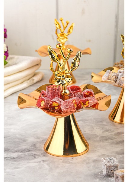 Japongülü Gold Lokumluk Sunumluk Kahve Yanı 6 Adet. fiyatları