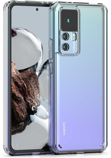 Xiaomi 12T Pro Kılıf Korumalı Coss Darbe Korumalı Şeffaf