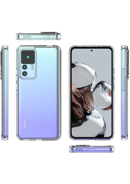 Xiaomi 12T Pro Kılıf Korumalı Coss Darbe Korumalı Şeffaf modelleri
