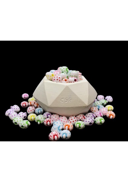 Çilek Figürlü Şeker Boncuk (25 Adet) modelleri