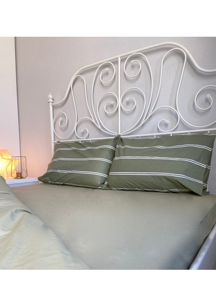 Çift Kişilik Su Yeşili Renkli Lastikli Çarşaf modelleri