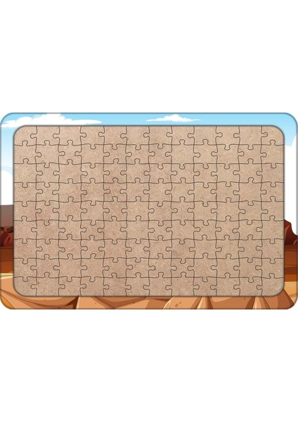 Rakunlar 108 Parça Ahşap Çocuk Puzzle Yapboz