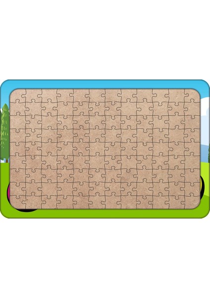 Sayılar 108 Parça Ahşap Çocuk Puzzle Yapboz Model 2