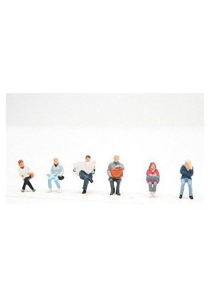 10412 1/87 Sitzende Reisende