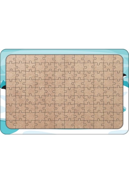 Küçük Penguenler 108 Parça Ahşap Çocuk Puzzle Yapboz Model