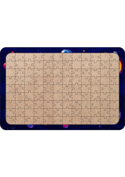 Galaksi 108 Parça Ahşap Çocuk Puzzle Yapboz Model 8