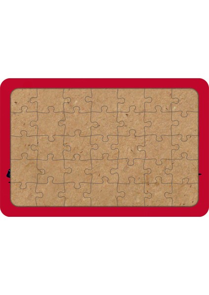 Canavar Araba 35 Parça Ahşap Çocuk Puzzle Yapboz