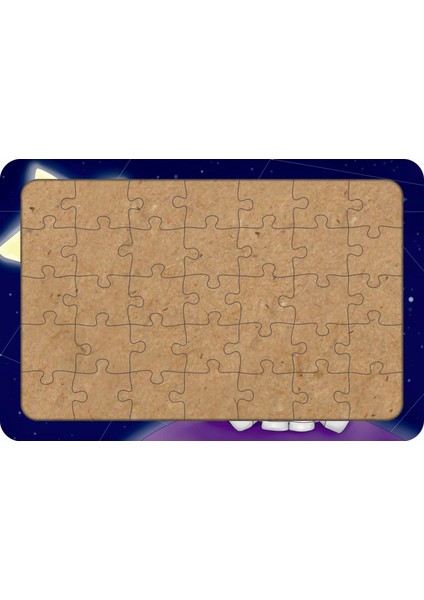 Bebek Unicorn 35 Parça Ahşap Çocuk Puzzle Yapboz