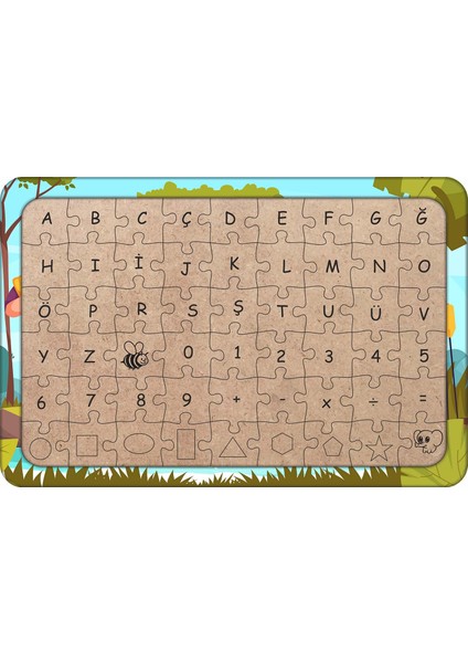 Rafting Zamanı 54 Parça Ahşap Çocuk Puzzle Yapboz
