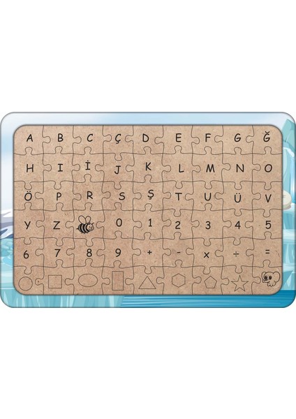 Sevimli Kutup Ayıları 54 Parça Ahşap Çocuk Puzzle Yapboz