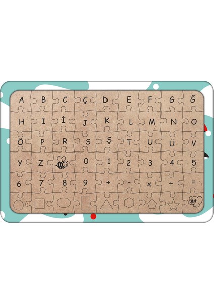 Küçük Penguenler 54 Parça Ahşap Çocuk Puzzle Yapboz Model