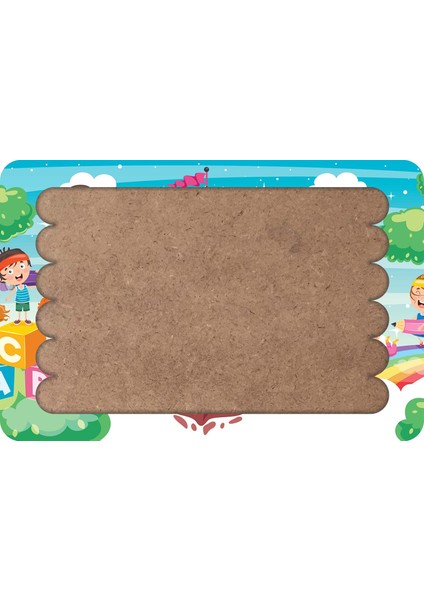 Okuyan Çocuklar Çubuk Ahşap Çocuk Puzzle Yapboz