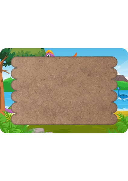 Dinzorlar Tatilde Çubuk Ahşap Çocuk Puzzle Yapboz