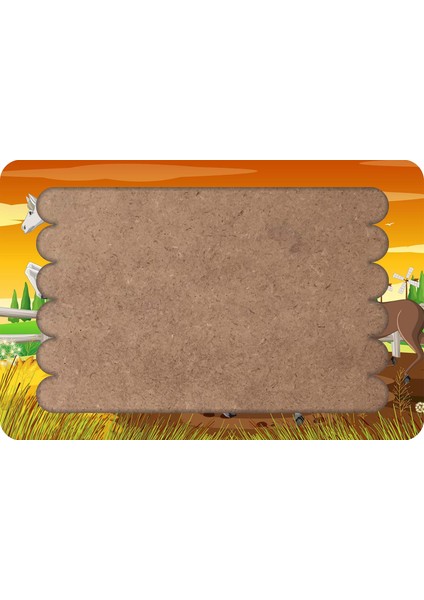 Koşan Atlar Çubuk Ahşap Çocuk Puzzle Yapboz