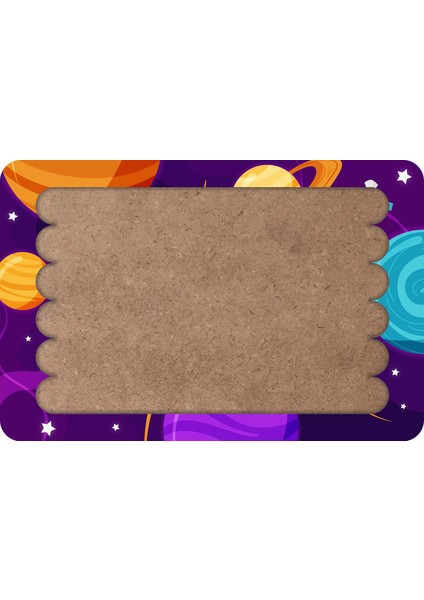 Galaksi Çubuk Ahşap Çocuk Puzzle Yapboz Model 5