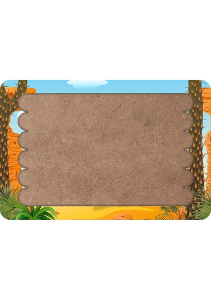 Dinozor Hadrosaur Çubuk Ahşap Çocuk Puzzle Yapboz