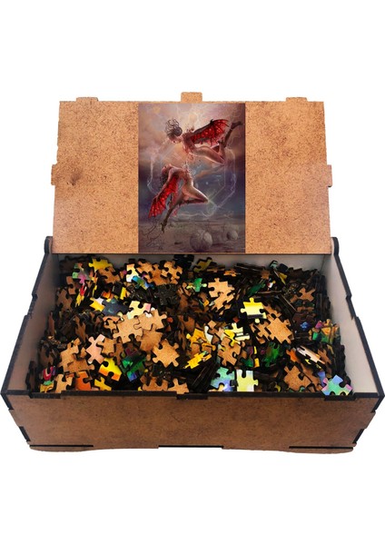Ikizler Gemini Burç 1000 Parça Ahşap Puzzle Yapboz
