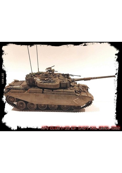 AF35267 1/35 Idf Shot Kal Gımel 1982 Tankı Demonte Plastik Maketi modelleri
