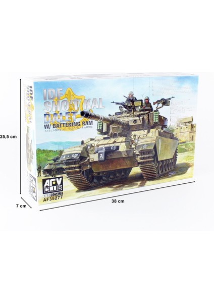 AF35277 1/35 Idf Sho't Kal Dalet (W/ Battery Ram) Tankı Demonte Plastik Maketi