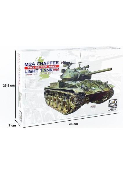 AF35210 1/35 M25 Chaffee (Ww 2 Ingiliz) Tankı Demonte Plastik Maketi