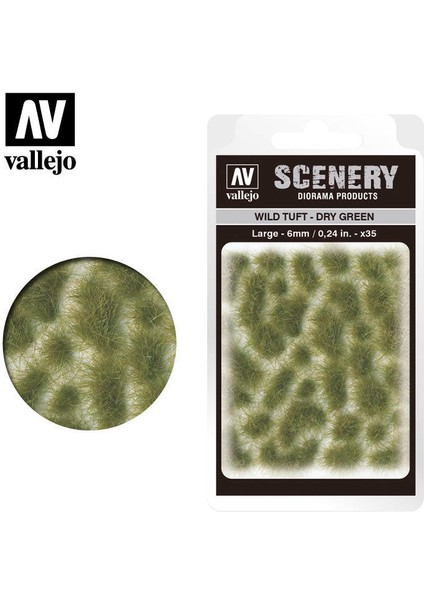 SC415 Green, 6 Mm. Manzara Serisi Hazır Çim Dokusu