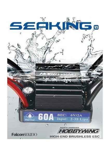 30302200 SEAKİNG-60A-V3.1-BRUSHLESS Esc