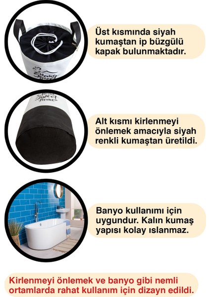 Katlanır Kirli Çamaşır Sepeti
